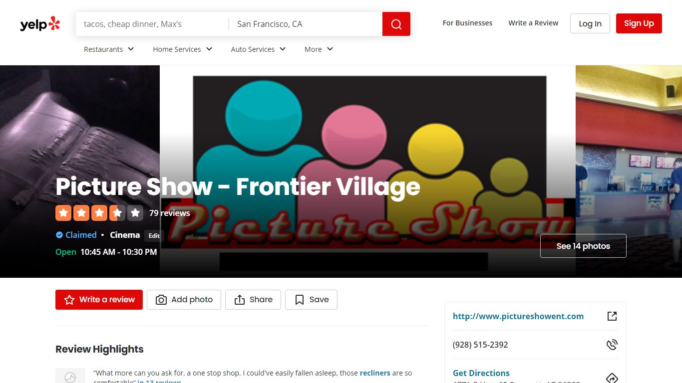 Picture Show - Frontier Village - Prescott, AZ - Yelp